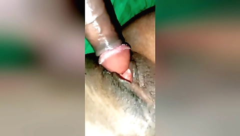 Amateur girl with small tits enjoys a passionate sex scene