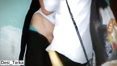 Amateur indian brunette student in class gets fucked hard