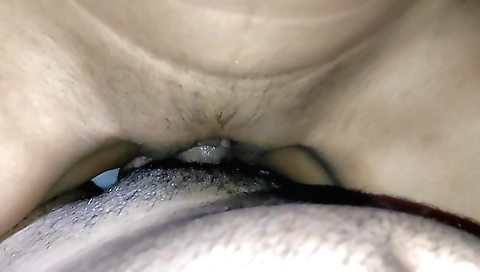 Indian hairy young girl talking on a bed with bhabhi