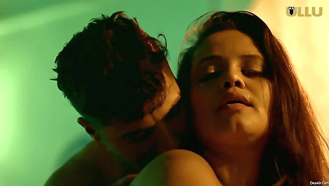 Big ass brunette is getting her ass pounded hard on the bed