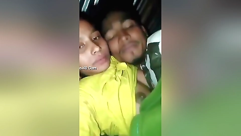 Amateur brunette 18+ with a shaved pussy got banged