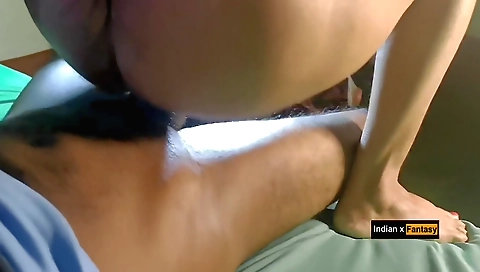 Sweet little Indian girl 18+ gets nailed by her boyfriend's cock