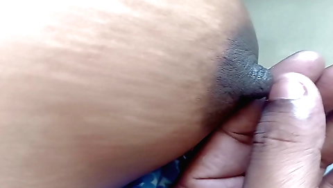 Indian tamil wife showing her tits in POV cam video