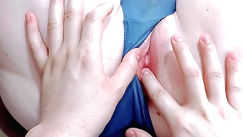 18 year old teen in lingerie showing her tight pussy