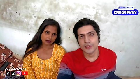 Indian girl has two attempts at fucking a desi guy