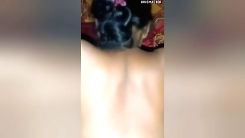 Indian girl with big boobs enjoys being fucked in the doggy style