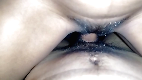 Indian girl is playing with her lover's dick in the room