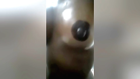 Indian teen with big boobs presents herself on camera