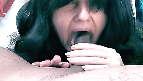 Indian hottie gets banged in her pussy by a black guy