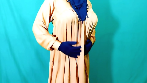 Indian Beautiful Hijabi Muslim Couple Thirsty For Sex