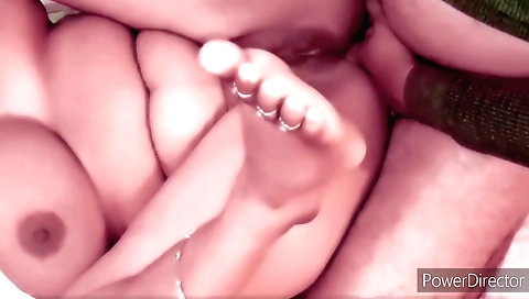 Indian babes big boobs getting fucked in a hot blowjob