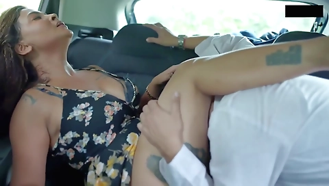 Sexy Indian milf with amazing lingerie wearing is showing off