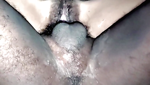 Indian babe with a hairy ass and hairy pussy on a hot scene