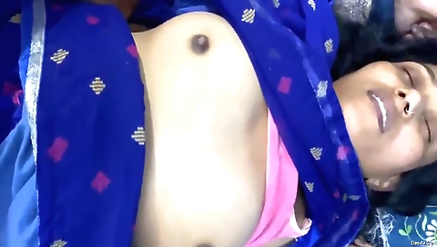 Hairy indian teen gets a great orgasm from a hot guy