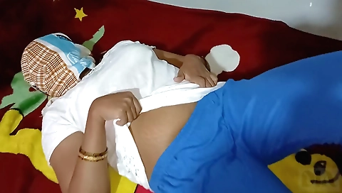 Indian brunette slut gets fucked hard by a big guy