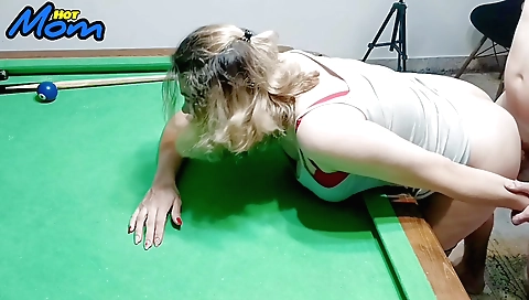 Blonde gets a big cock in her mouth and gets her pussy fucked