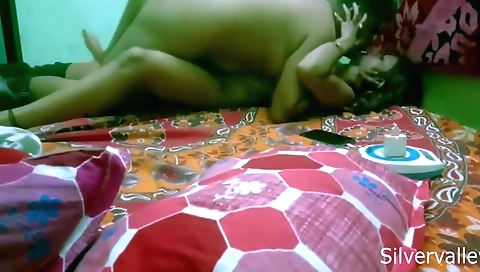 Sexy teen 18+ girl with a nice face has sex with her boyfriend