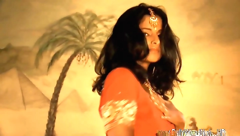 Small tits brunette girl is getting naked and showing it