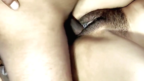 Indian beauty with a hairy pussy is really cute and sexy