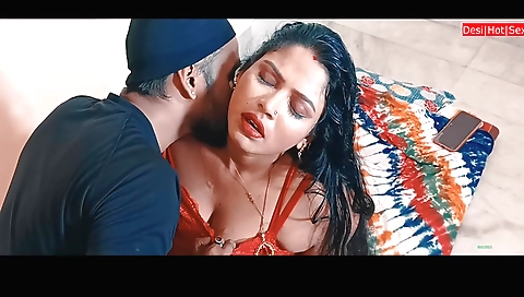 Busty brunette milf with a sexy body shows off her tits