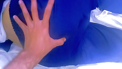 Indian teen 18+ in leather high heels fucks me from behind