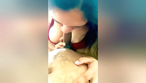 Amateur milf with natural tits has her asshole licked