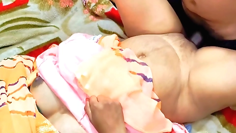 Hindi brunette in black dress fucks in a hot hd video