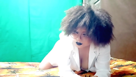 Nurse gives patient a massage and makes him masturbate