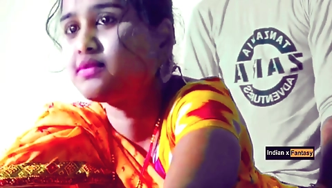 Bhabhi in this video is seen having sex with the groom