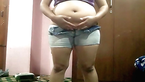 Hot amateur indian girl masturbating in solo video