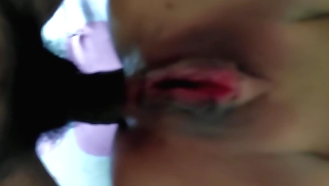 Indian anal video with a big dildo sticking it inside