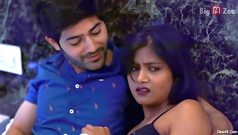 Gorgeous brunette takes her boss for his day of work