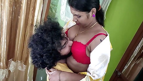 Indian teacher and her sexy student share a moment