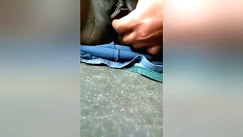 Sexy hairy girl shows her hairy pussy on naked screen