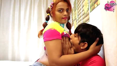 Indian girlfriend with a big booty and a deepthroat