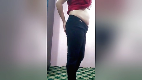 Indian solo female with a pretty face and a nice body