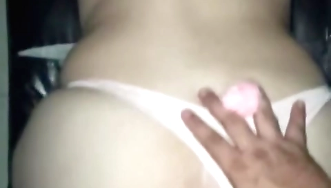 Teacher with white hair and a black tunic in a POV video