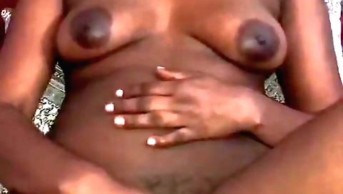 Sexy brunette amateur 18+ video in black lingerie 1