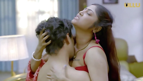 Big tits brunette and her partner on a video video