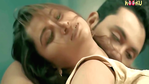 Indian brunette and her big tittied husband are having fun