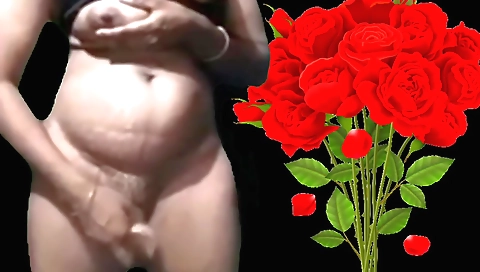 Indian chick sucks sex toy and shows her big boobs