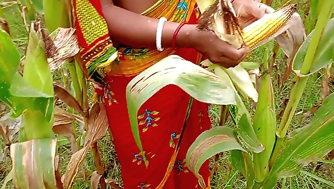 Big ass and busty Indian hottie playing with her older guy