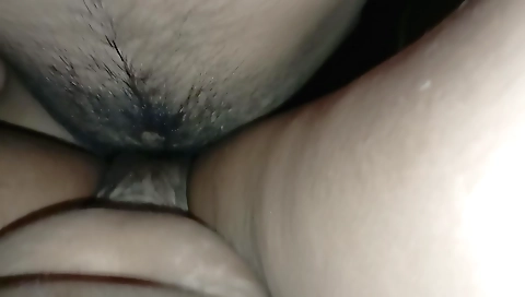 Indian hairy babe giving me a nice blowjob and handjob