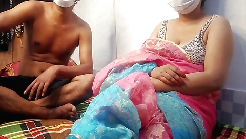 Indian pornstar video with a milf with big boobs and her stepson