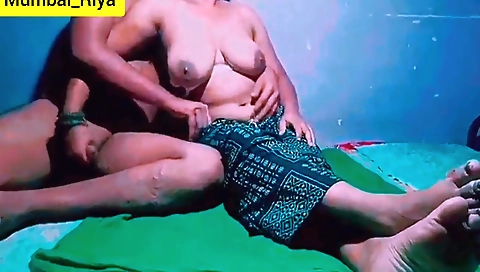 Brunette with a long hair makes a homemade sex movie