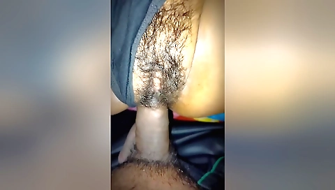 Indian beauty with a sexy face is getting a massage