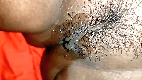 Hindu teen girl with hairy pussy enjoys hardcore sex