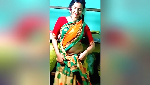 Indian yoga instructor is doing yoga for a brunette girl