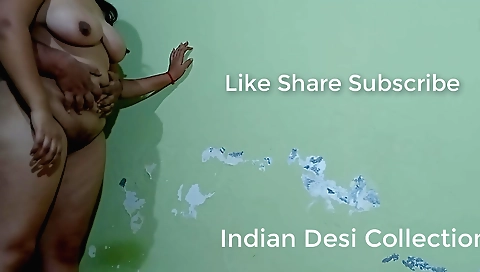 Indian big tits brunette is showing her body in webcam