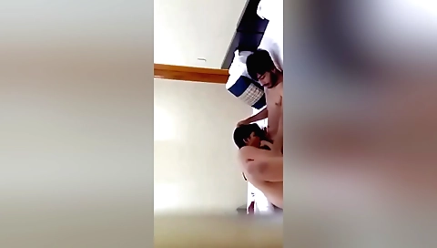 Sexy indian brunette in sexy outfit has sex in the hotel room